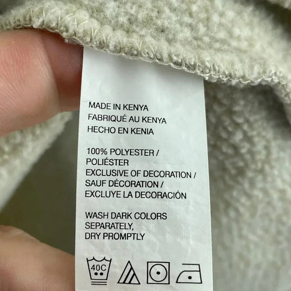 Izod Advantage performance 1/4 Zip Sweatshirt Mens XL Beige 4082 - Picture 4 of 7